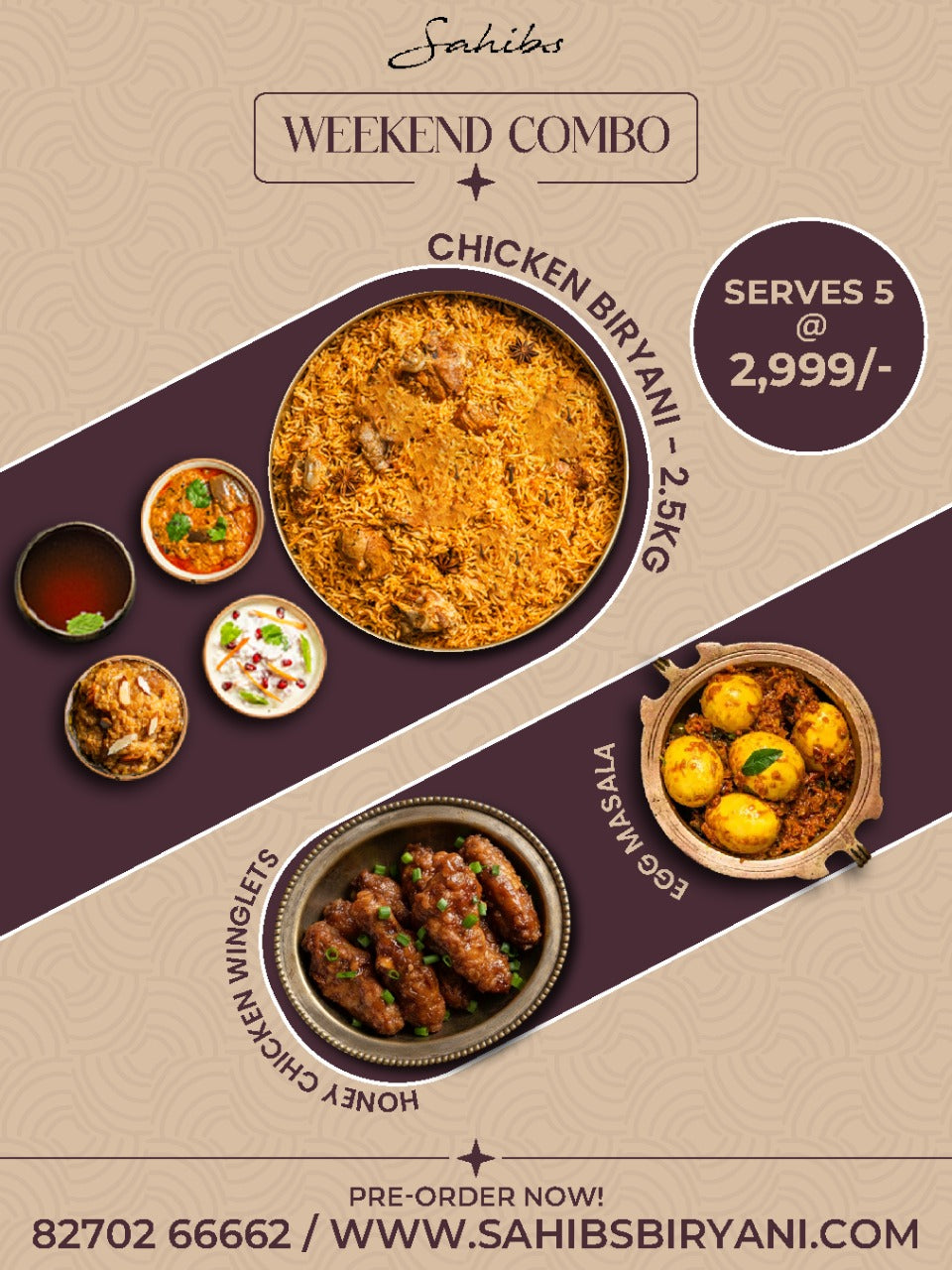 Weekend Chicken Biryani Combo - Serve - 5