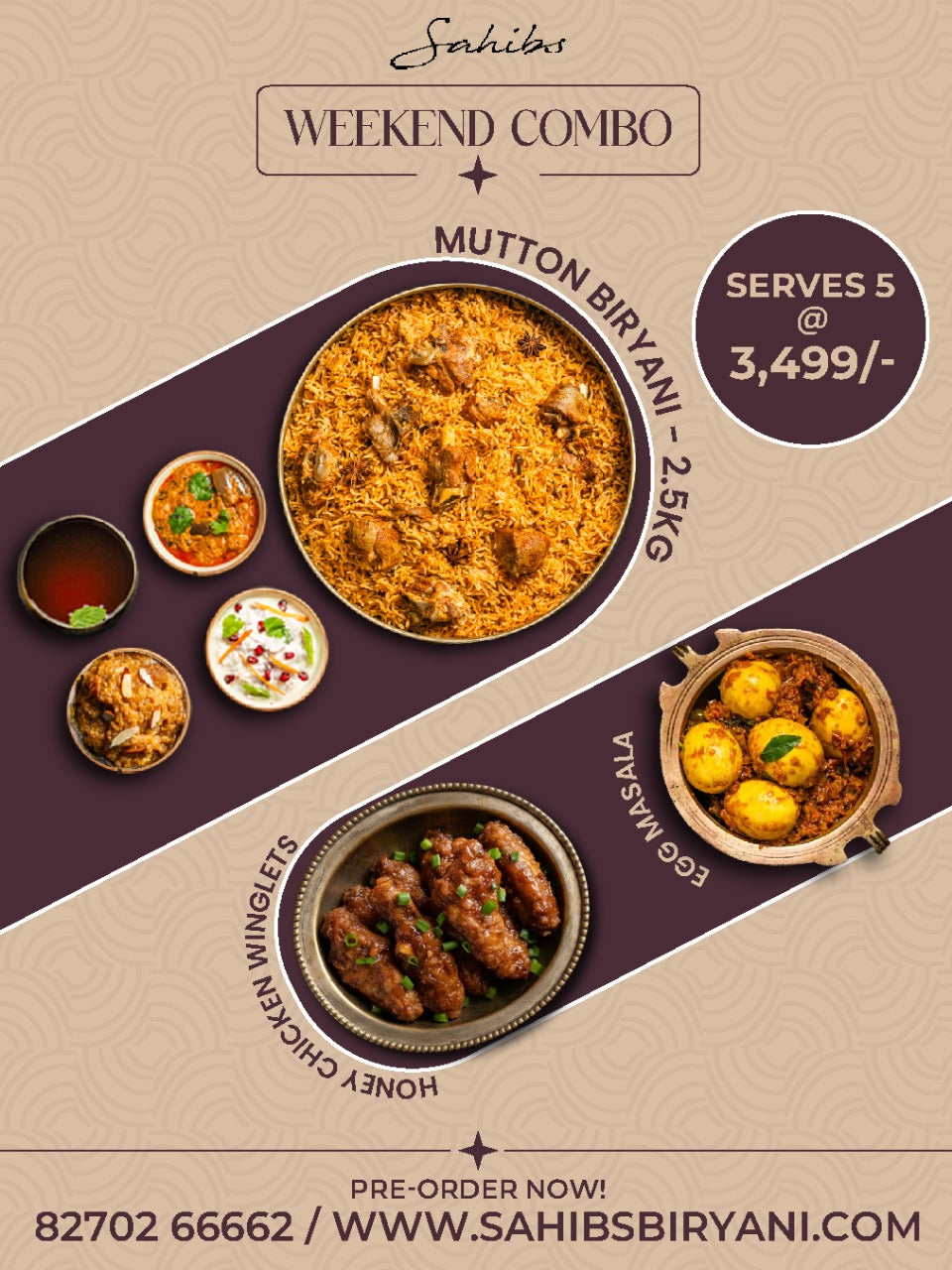 Weekend Mutton Biryani Combo - Serve - 5