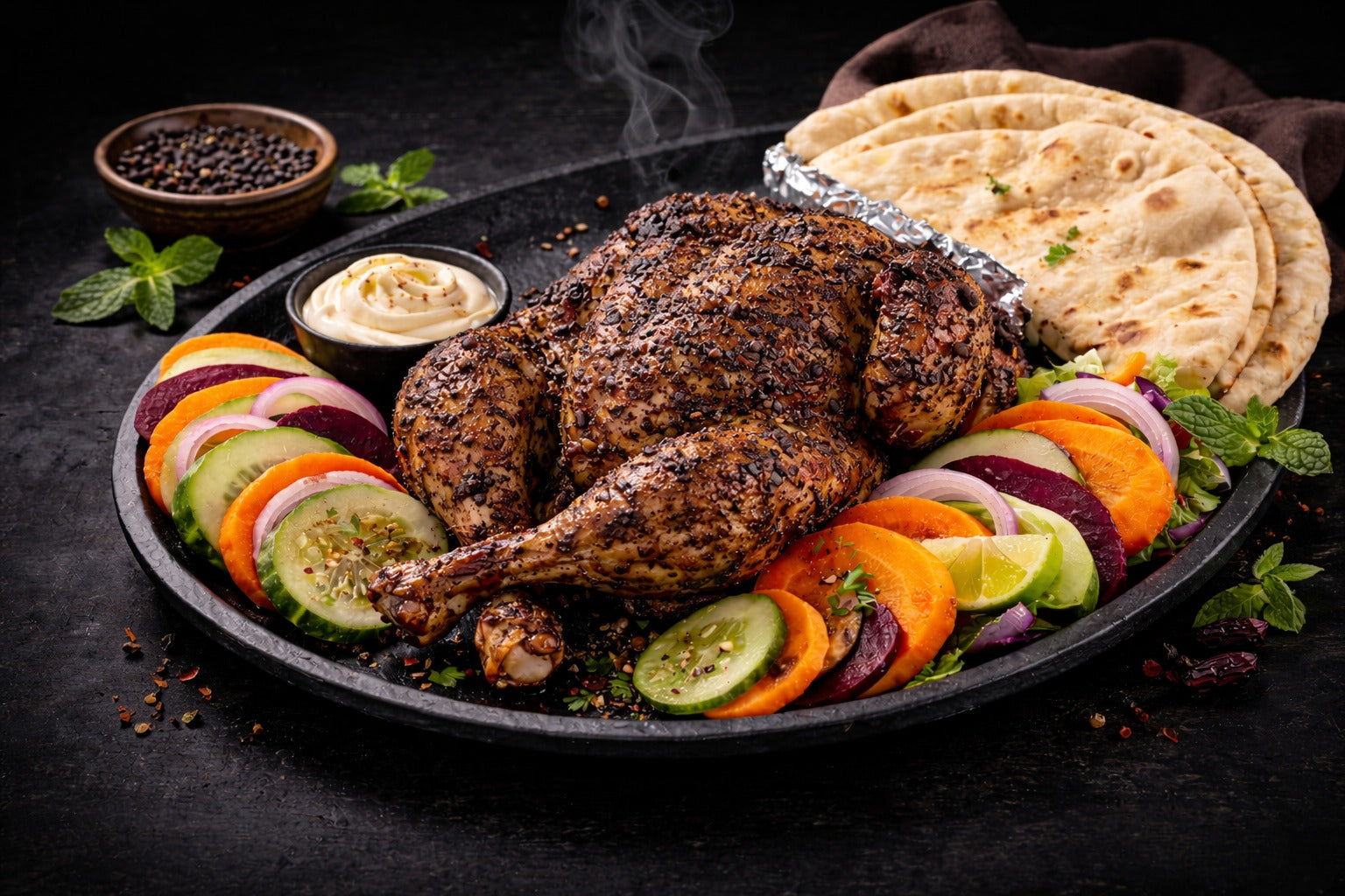 Herb Grilled Chicken & Accompaniments