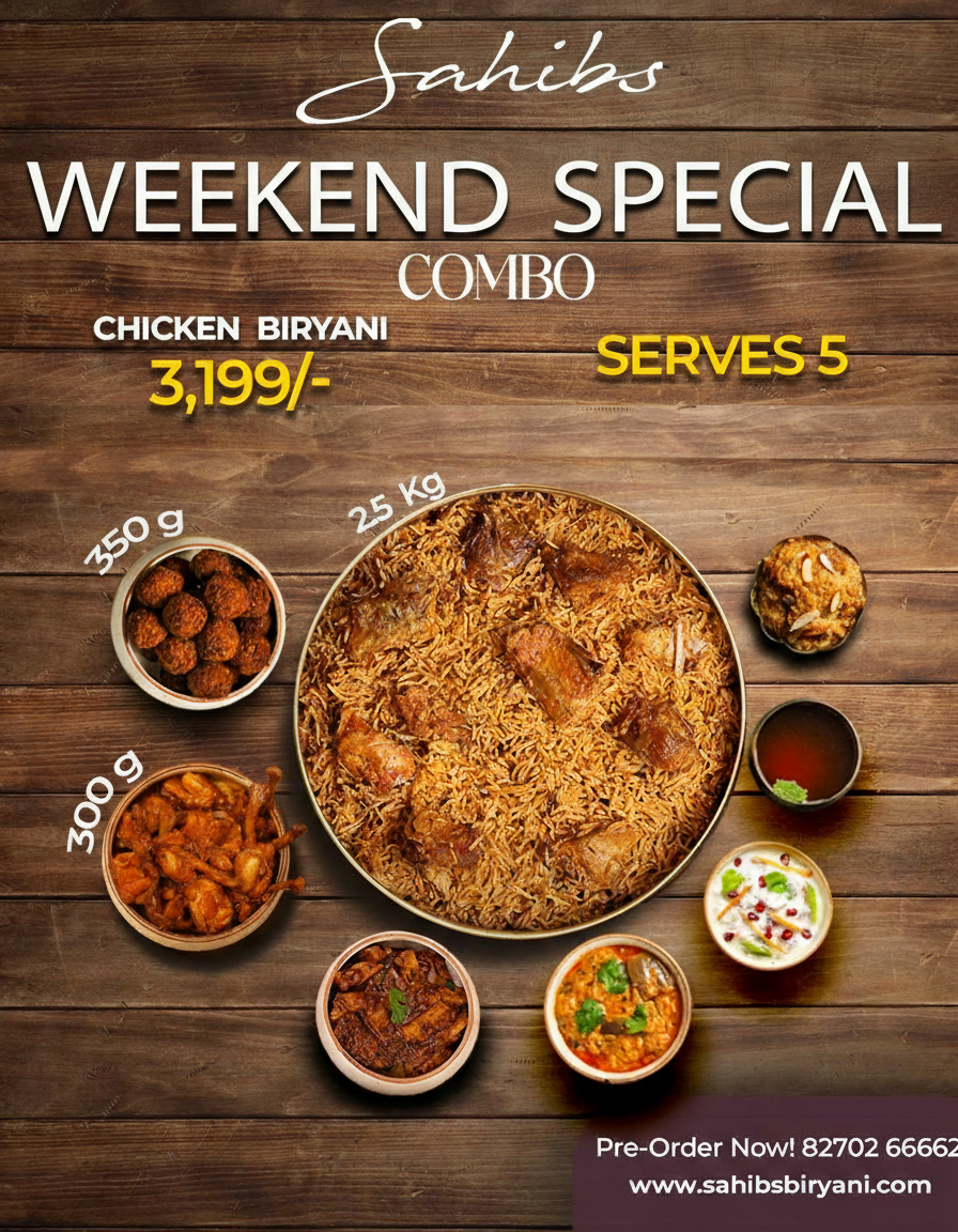 Weekend Special Chicken Biryani Combo
