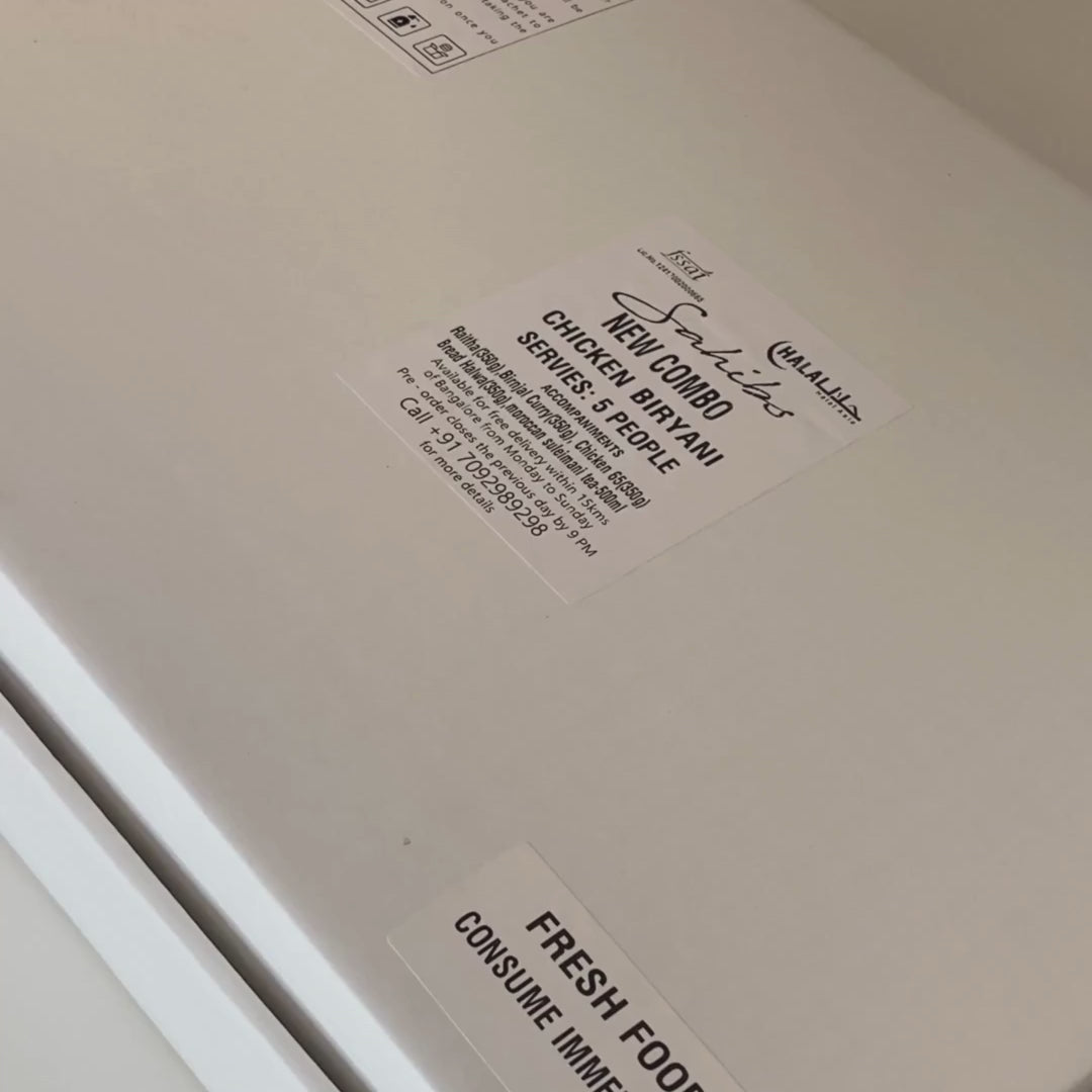 Chicken Biryani Combo Serve 5