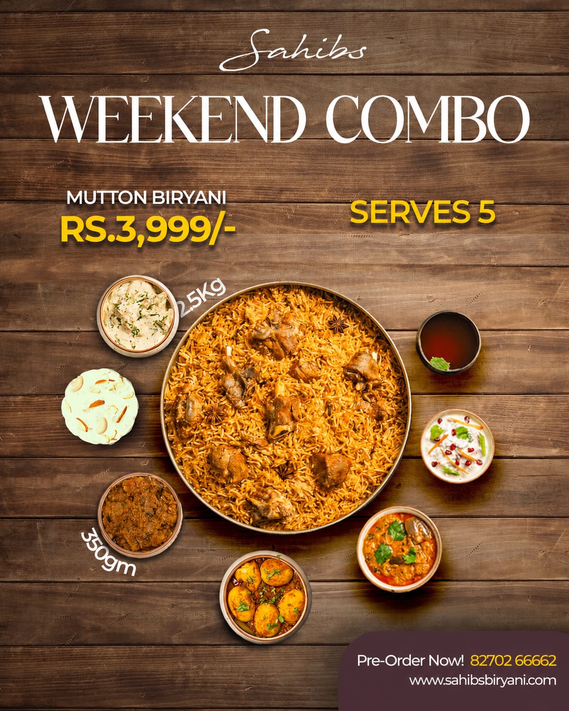 Weekend Mutton Biryani Combo