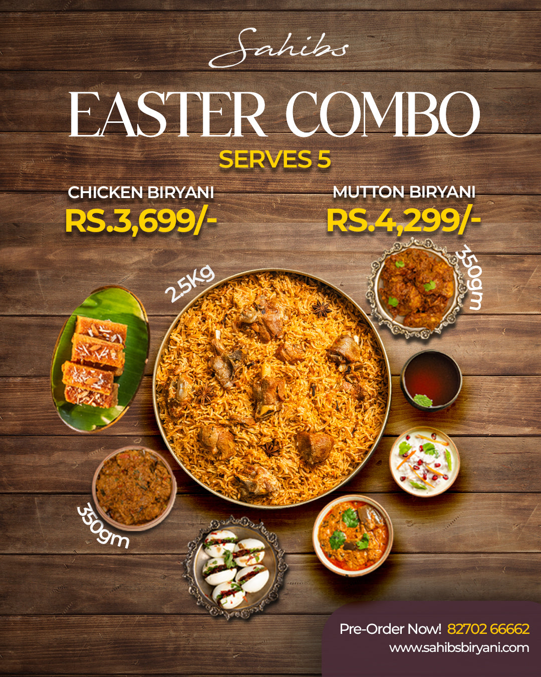 Easter Special Chicken Biryani Combo
